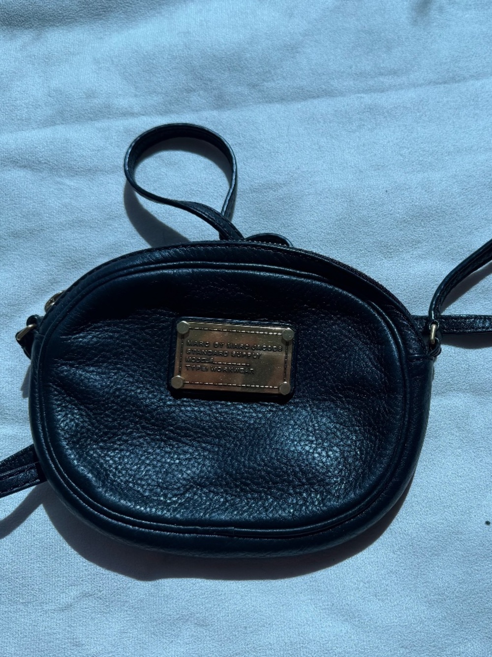 Marc by Marc Jacobs Small Black Leather Crossbody Bag